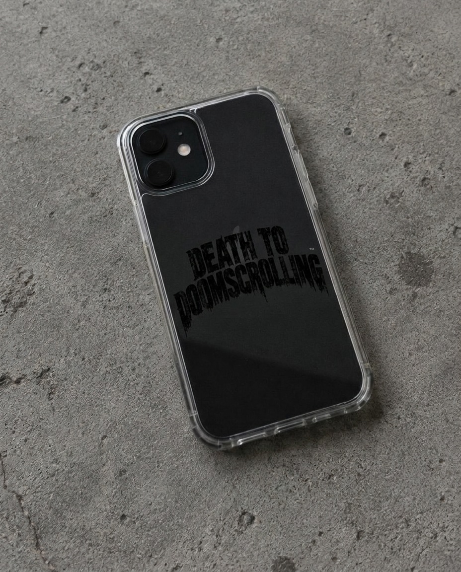 Death to Doomscrolling iPhone Case