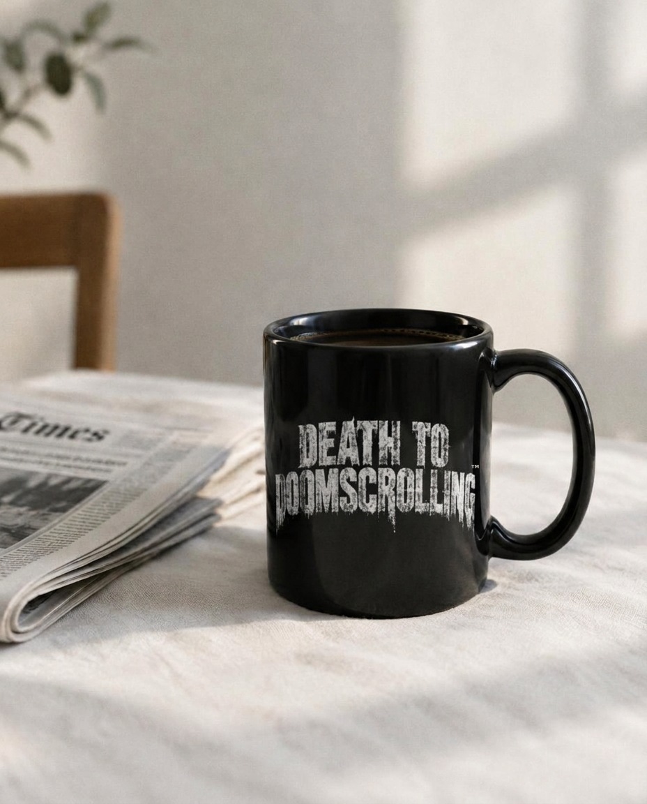 Death to Doomscrolling Mug
